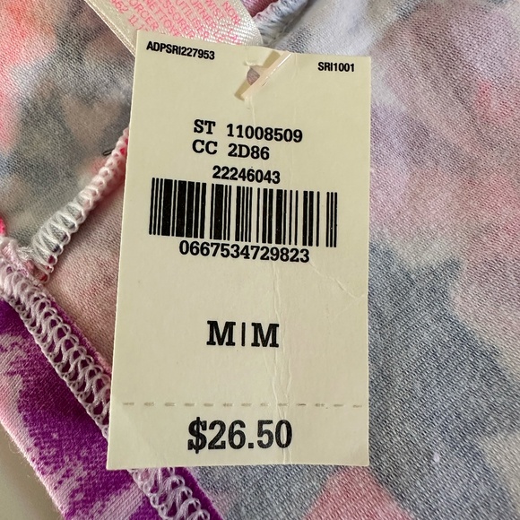 PINK Victoria's Secret Flower Longline Bandeau Bra - Picture 4 of 8